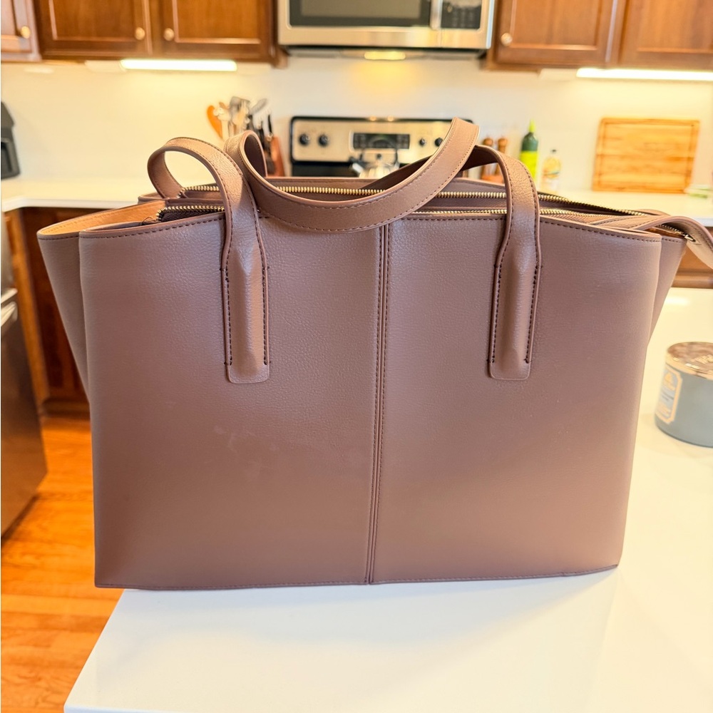 Freja Paloma Pecan Tote - Picture 2 of 5